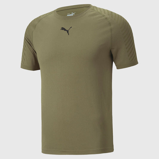Puma Men's Train Formknit Seamless Tee Green