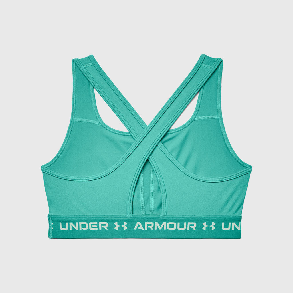 Under Armour Women's Mid Crossback Heather Sports Bra