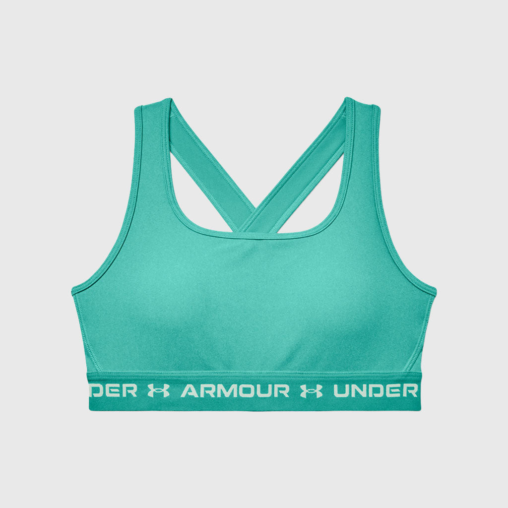  Under Armour Women's Crossback Mid Heather Bra, Cruise