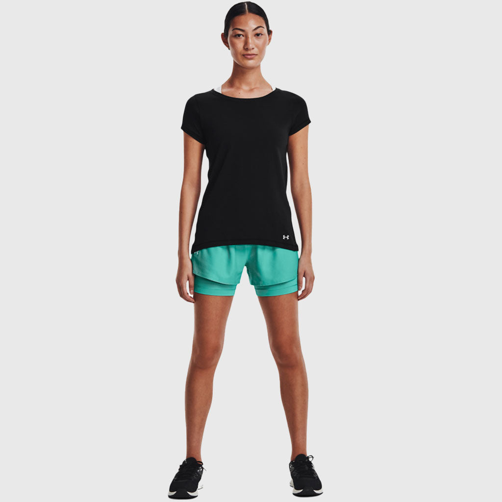 Under Armour Women s Play Up 2 in 1 Shorts Apparel BLK BOX