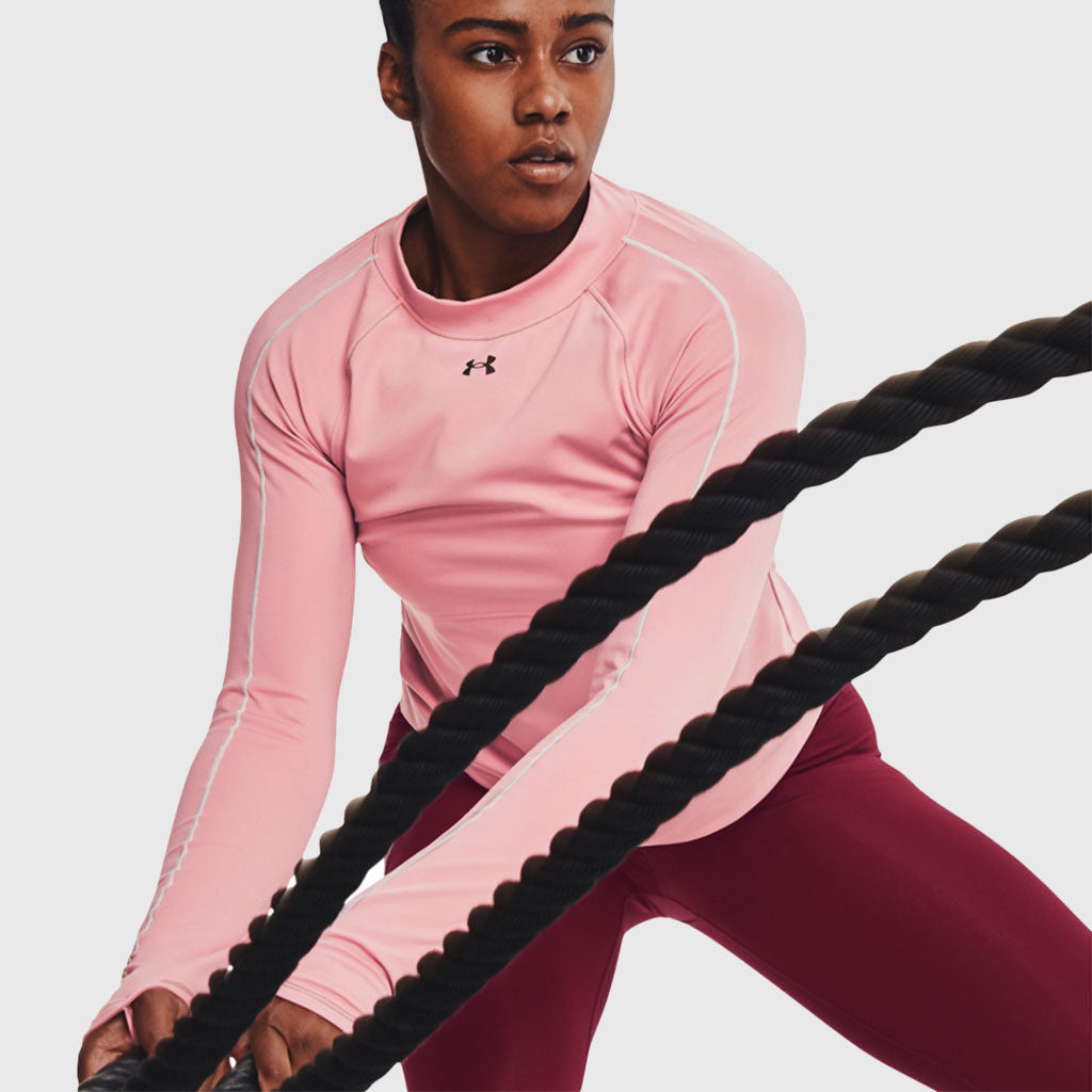 Under Armour Rush ColdGear Long Sleeve Womens Training Top - Black – Start  Fitness