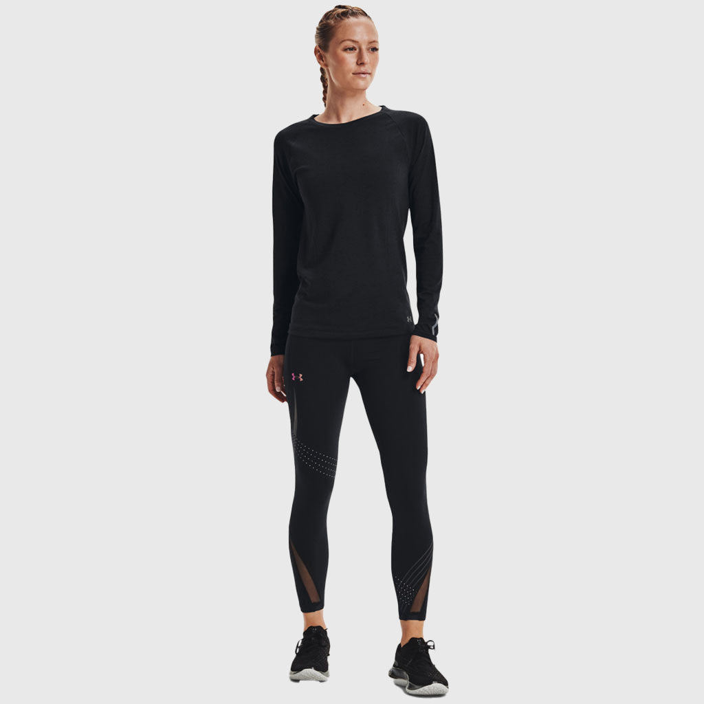 Womens long sales length running tops