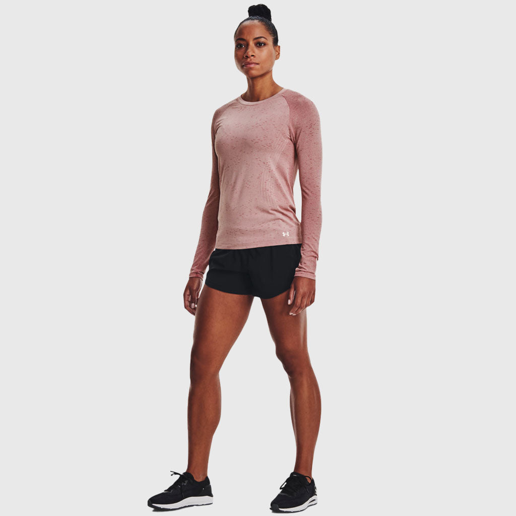 Under Armour Women s Seamless Run Long Sleeve Apparel BLK BOX