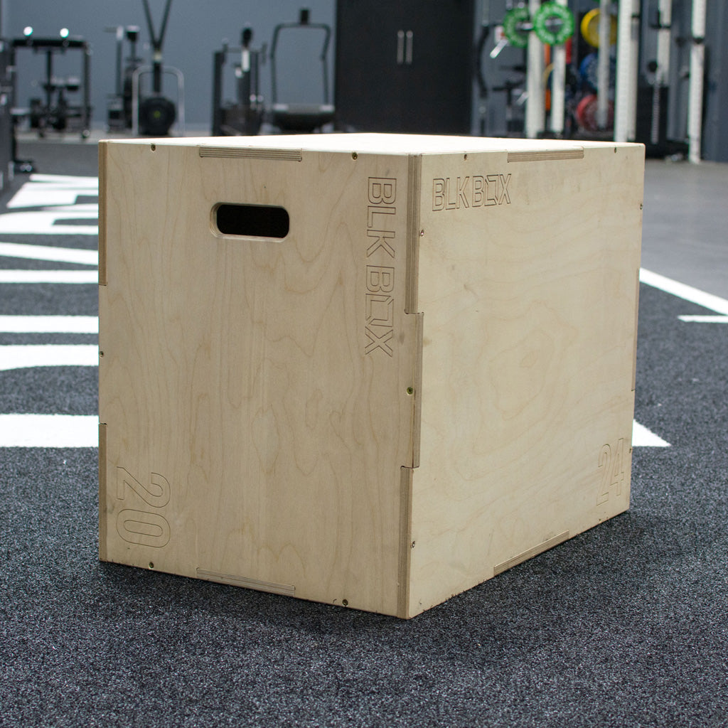 BLK BOX Heavy Duty 3-in-1 Wooden Plyo Jump Box