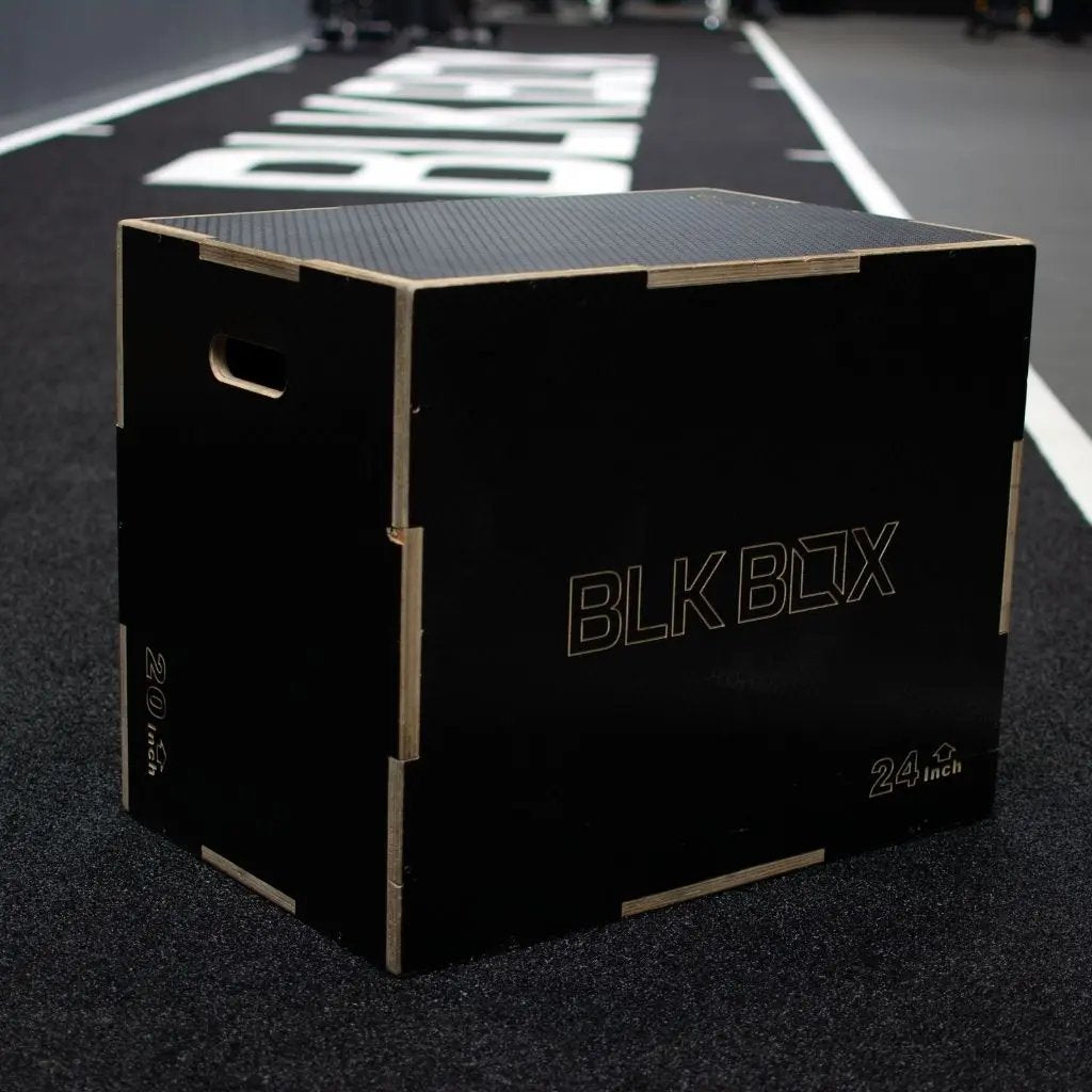 Anti - Slip 3in1 Wooden Plyo Jump Box | BLK BOX