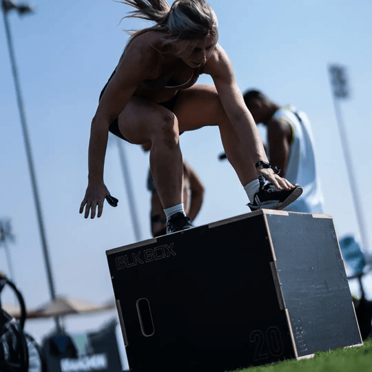 Anti - Slip 3in1 Wooden Plyo Jump Box | BLK BOX