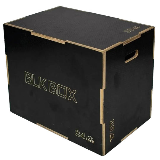 Anti - Slip 3in1 Wooden Plyo Jump Box | BLK BOX
