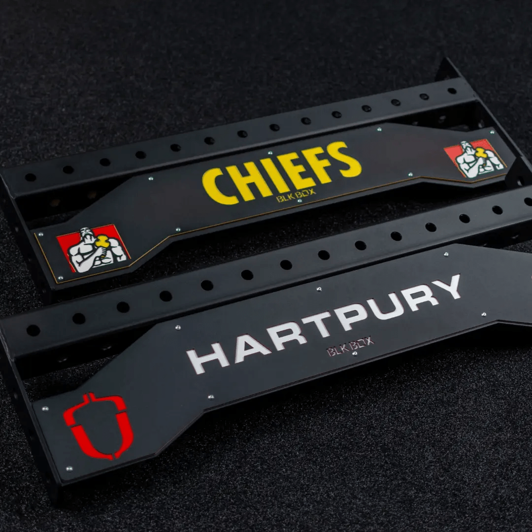 BLK BOX Custom Brand Plate for Power Racks & Gym Rigs