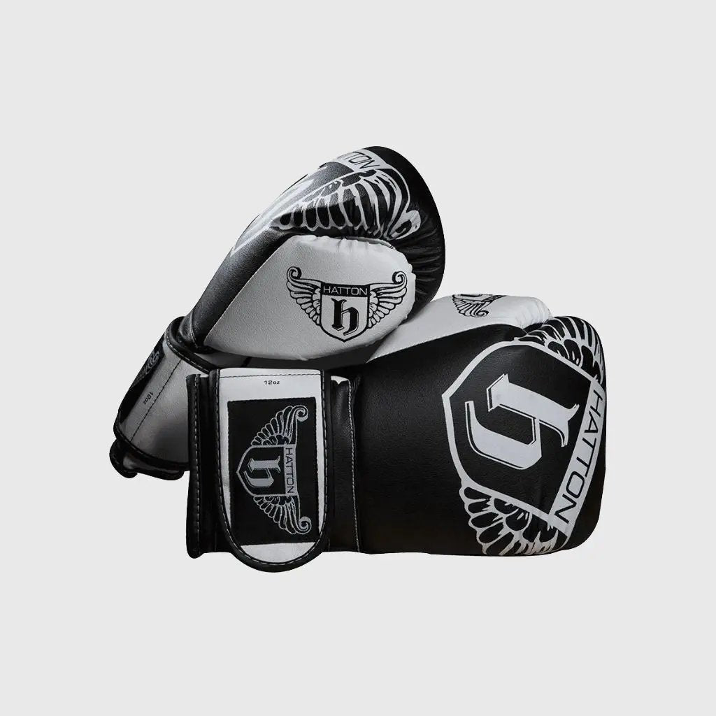 Hatton Boxing PU Boxing Gloves - BLK BOX