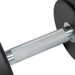 BLK BOX Premium Urethane Dumbbell – handle detail