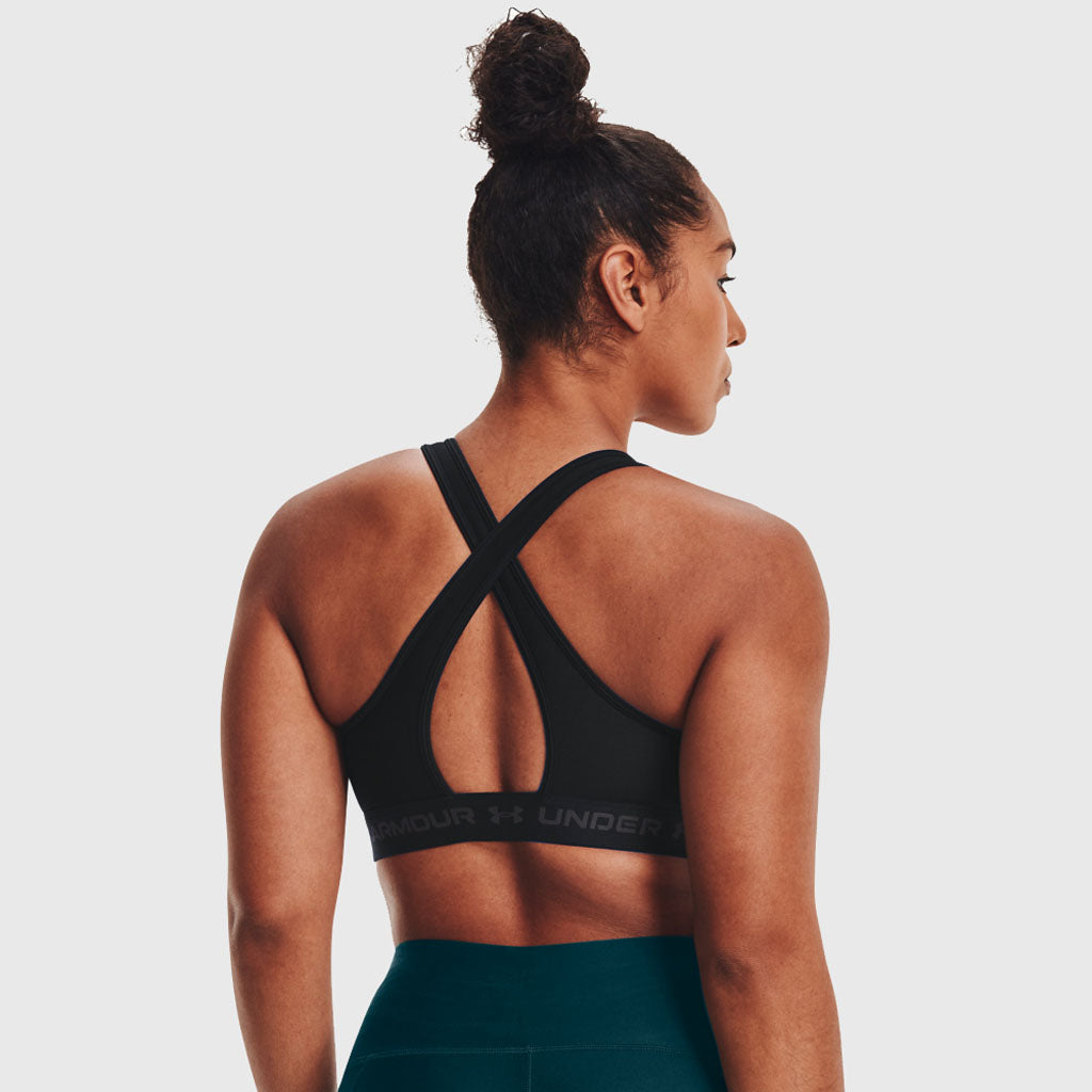 Under Armour Women's Mid Crossback Sports Bra