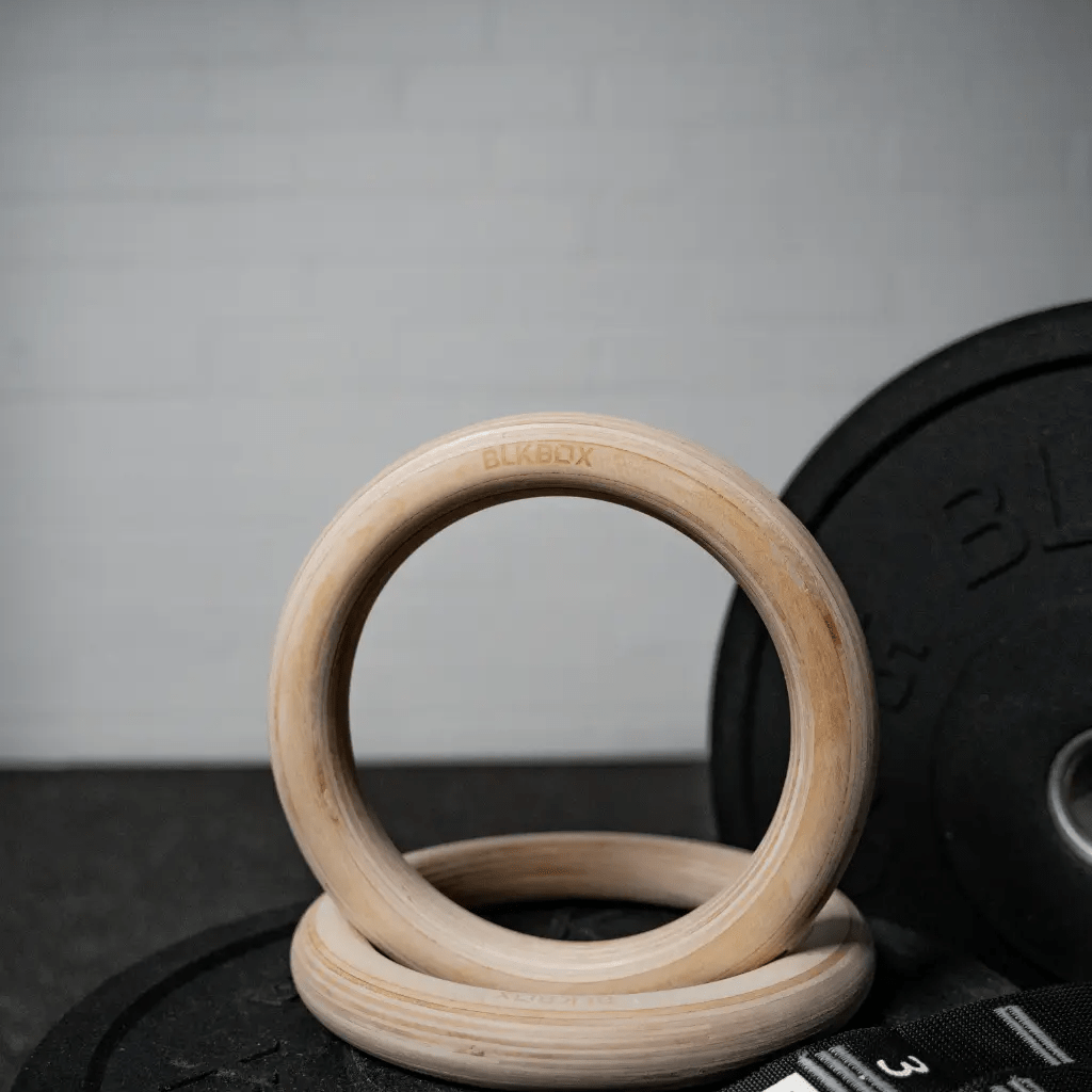 Wooden Competition Gymnastics Rings - BLK BOX
