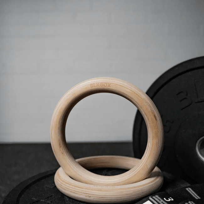 Wooden Competition Gymnastics Rings - BLK BOX