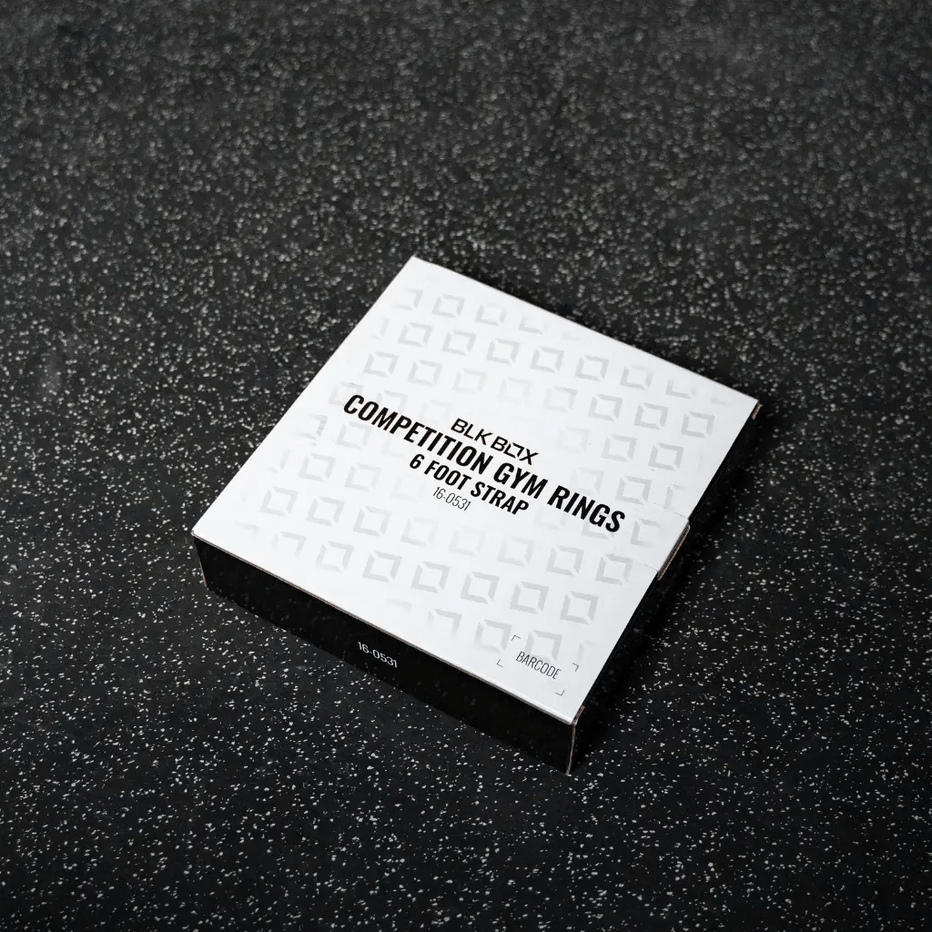 Wooden Competition Gymnastics Rings - BLK BOX