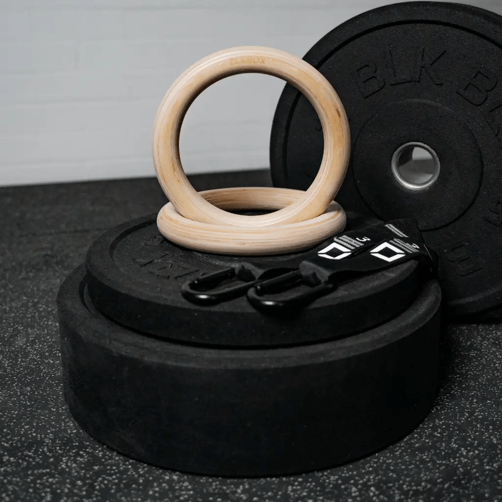 Wooden Competition Gymnastics Rings - BLK BOX