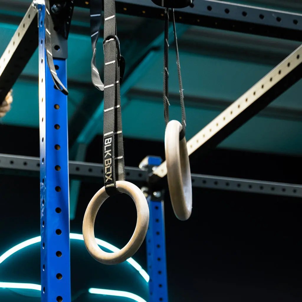Wooden Gym Rings - BLK BOX